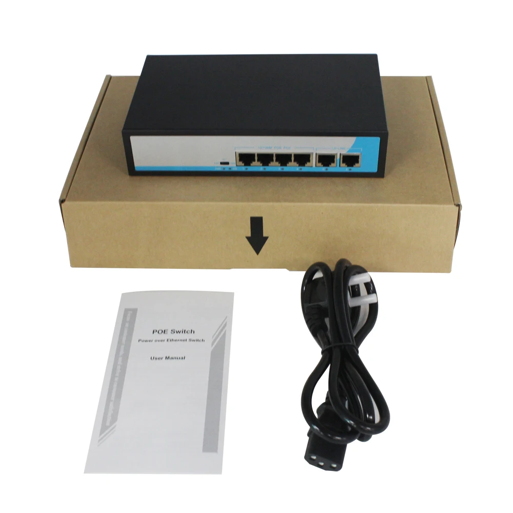 1 + 4 порта 100 Мбит/с 48 В А|switch 48v|power ethernetpower over ethernet |