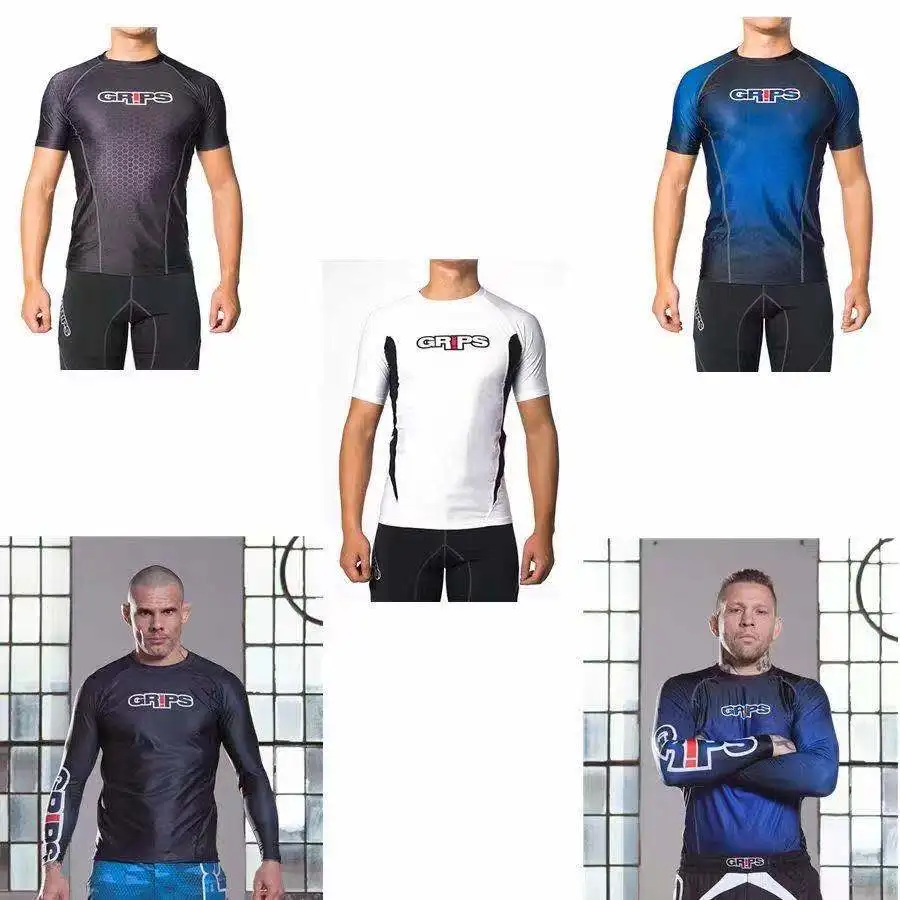 

Grips sports T-shirt tight dry suit fighting suit