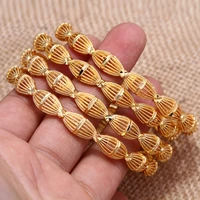24k gold bangle for women gold dubai bride wedding ethiopian bracelet africa bangle arabic jewelry gold charm bracelet