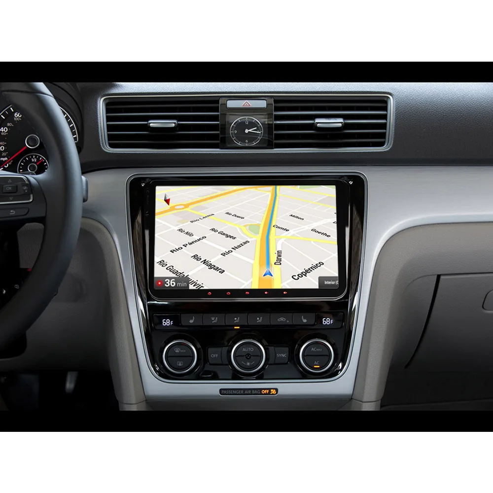 9&quot Android 9.0 Touch screen GPS Navi Bluetooth dab Autoradio Wifi Stereo for VW Transporter T5 T5.1 Tiguan Touran Scirocco Mk3 |