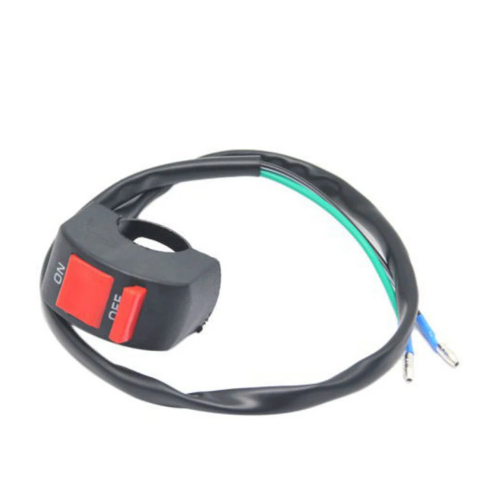Универсальная кнопка включения/выключения на руль мотоцикла для Kawasaki Ninja ER6N 250 300R