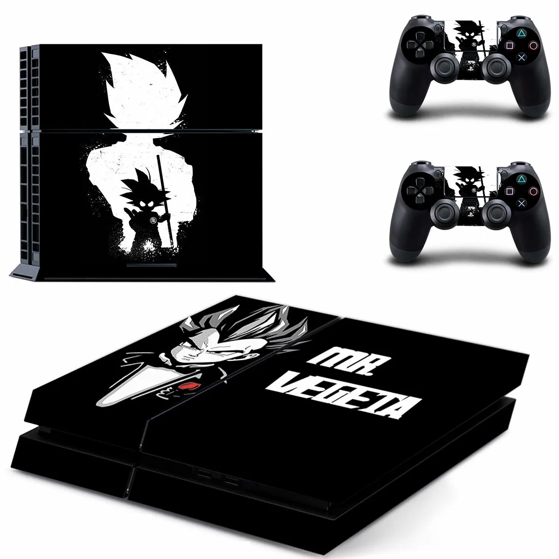 Наклейки Goku Vegeta PS4 s Play station 4 наклейки для консоли PlayStation и контроллера Скины