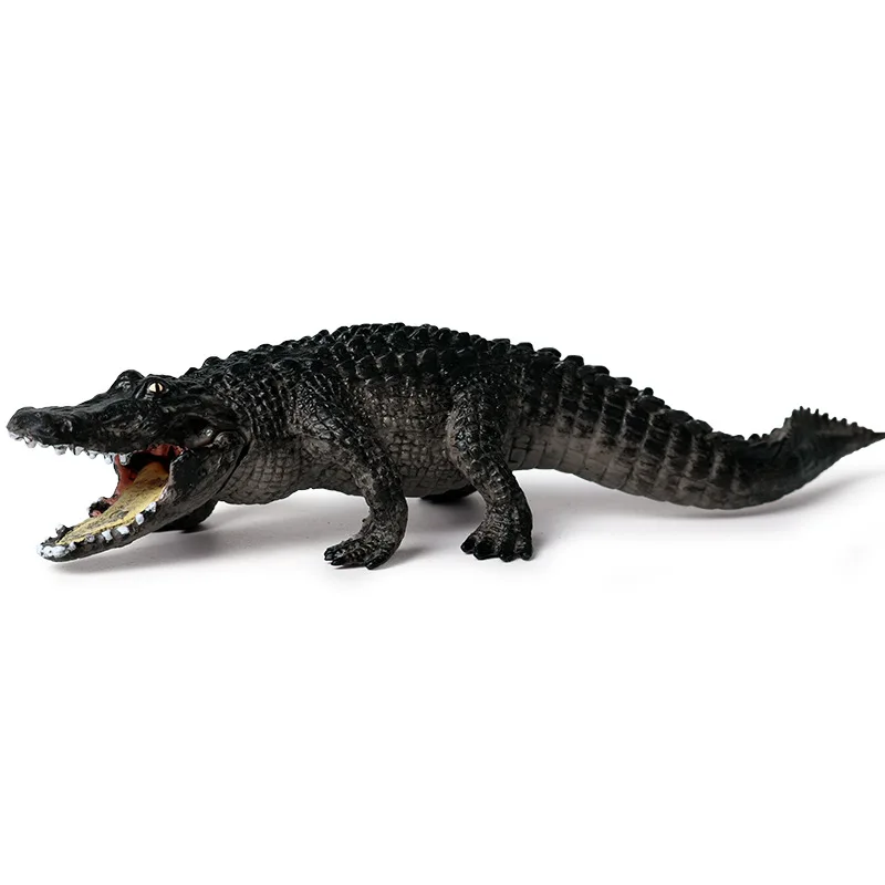 

Моделирование животных модель Фигурка крокодил игрушечных пластиковых экшн фигурок из футболка с рисунком персонажей игры «собирать игру...