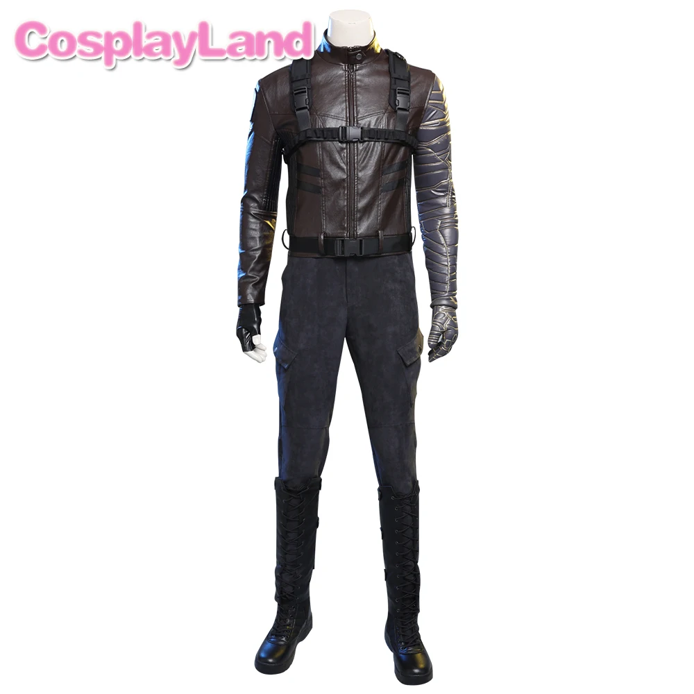 Костюм для косплея сокола и зимнего солдата с пряжкой Барнса вечерние костюмы