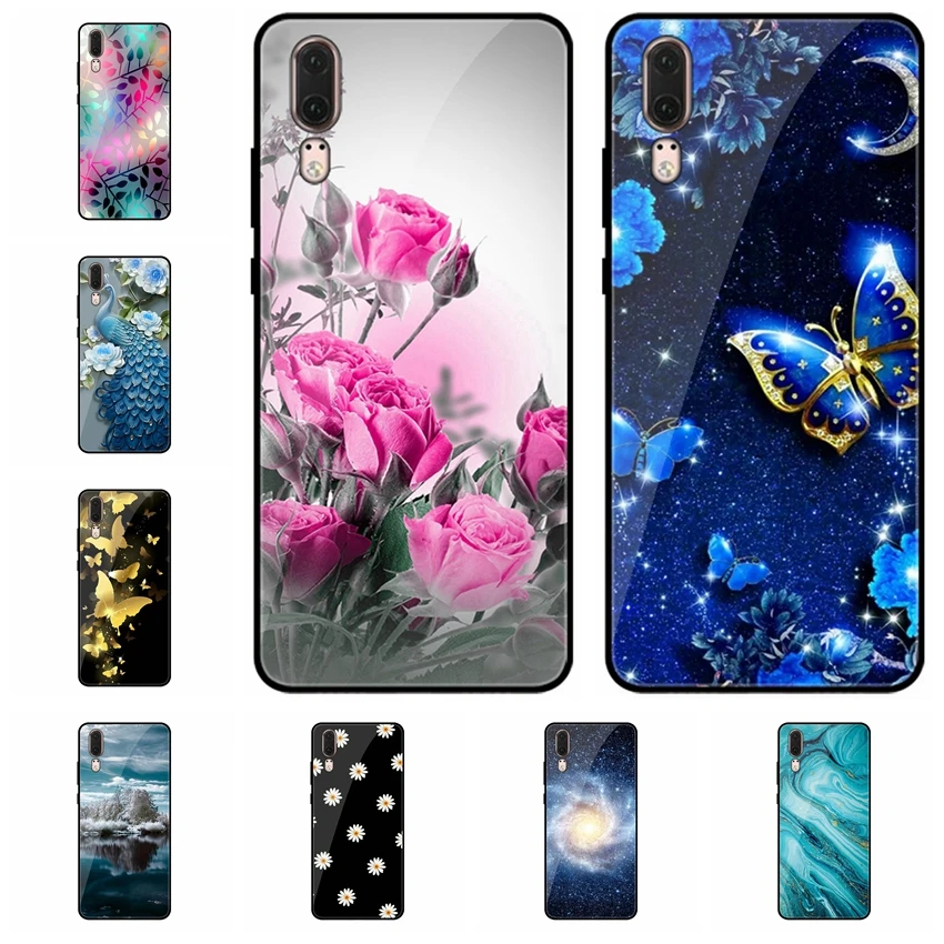 Чехол из закаленного стекла для телефона чехол huawei P20 EML L09 L22 L29 5 8 дюймов защитный s