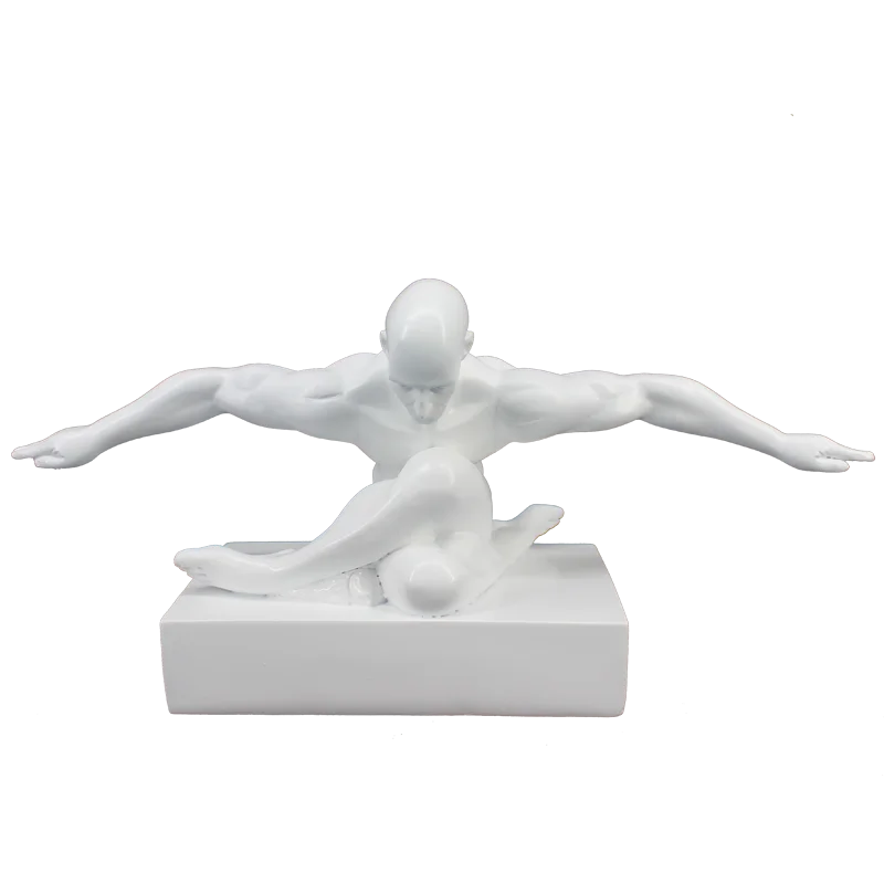 Статуя SHANCO из смолы, домашняя классическая спортивная статуэтка, украшение