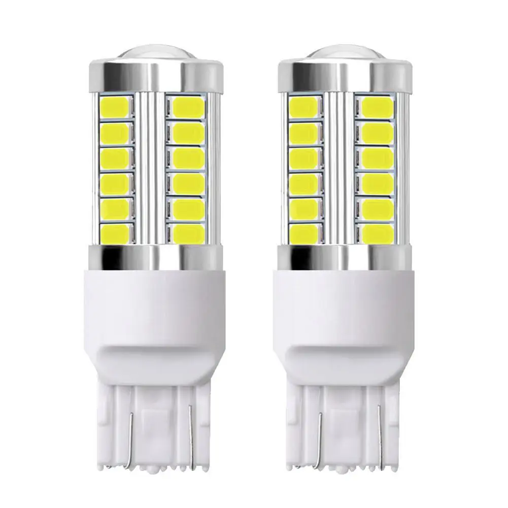 2шт 7443 33smd 5730 Внутренние светодиодные лампы для автомобильных стоп сигналов