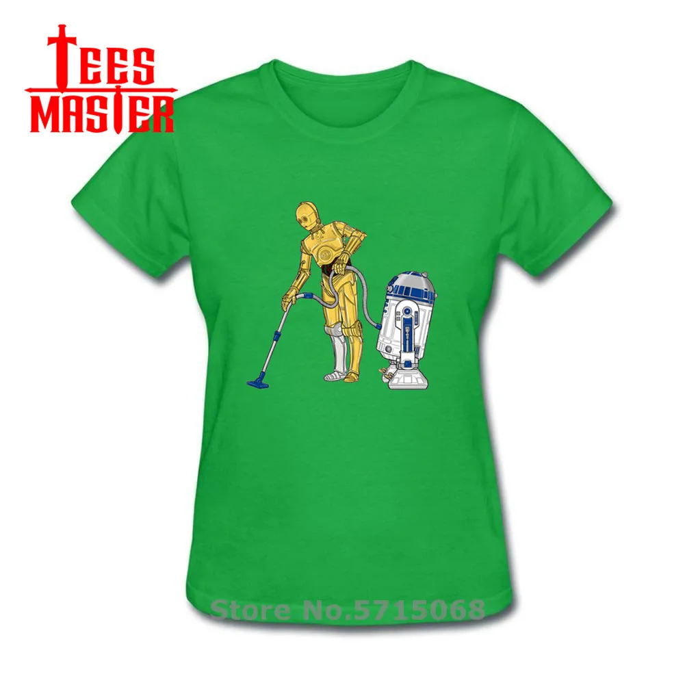 Новый 2020 женская футболка с изображением инопланетян забавная дроидов R2 D2 C 3PO