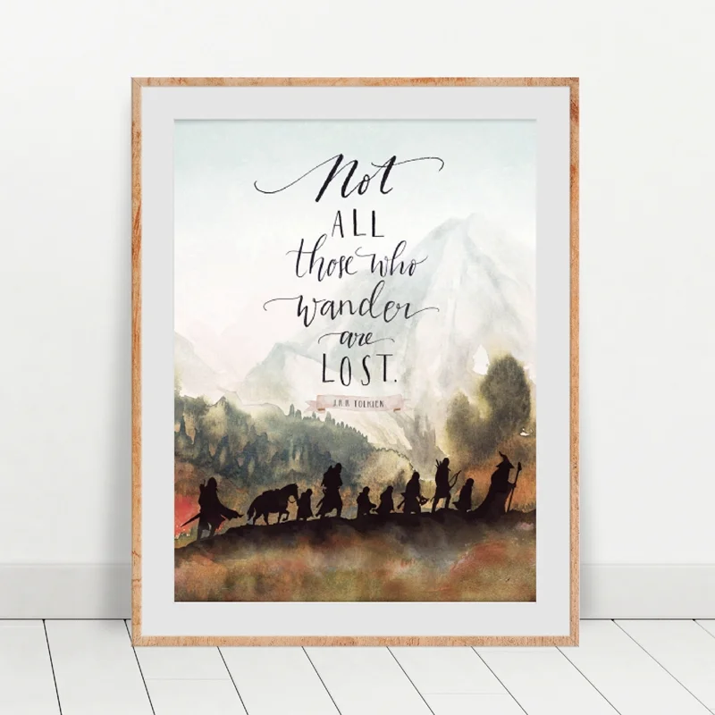 

Wall Art Canvas Painting Poster Classic Quotes Prints Modular Nordic Picture Living Room Home Decor