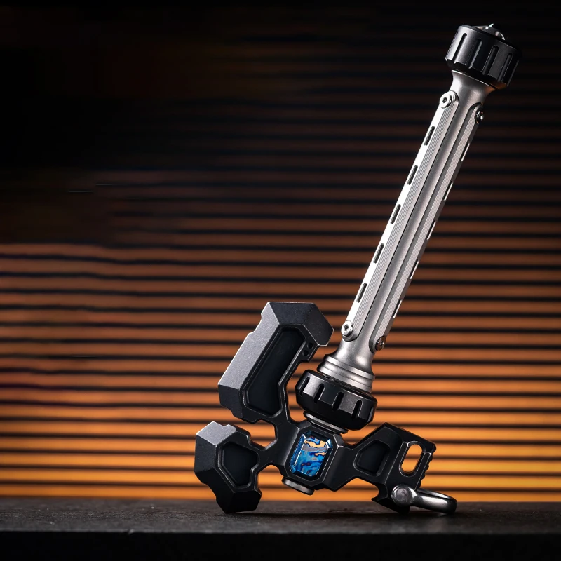 

Moyework Olaf's Axe Whimsy Fingertip Spinner Multifunctional Hammer EDC Decompression Toy Bottle Opener