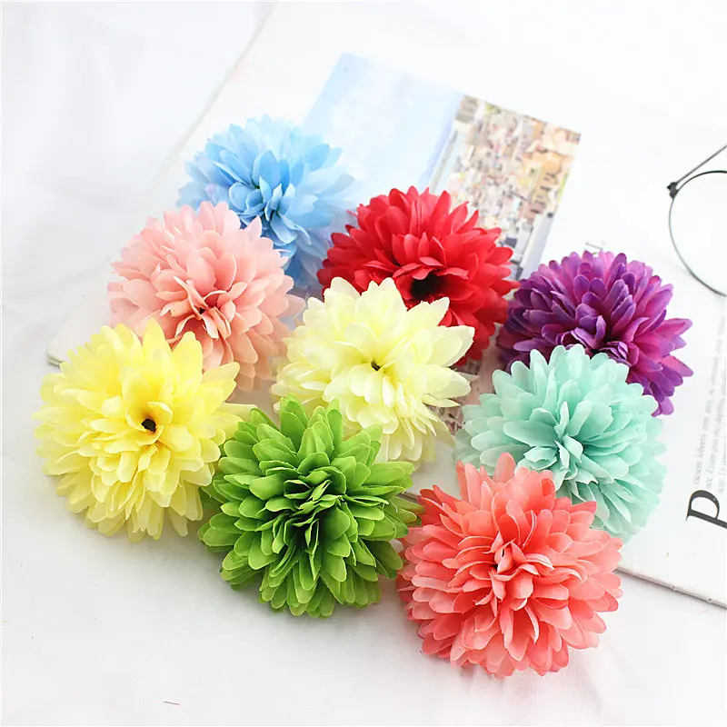 2 единицы/много модных искусственных шелковых цветов для короны банкета в