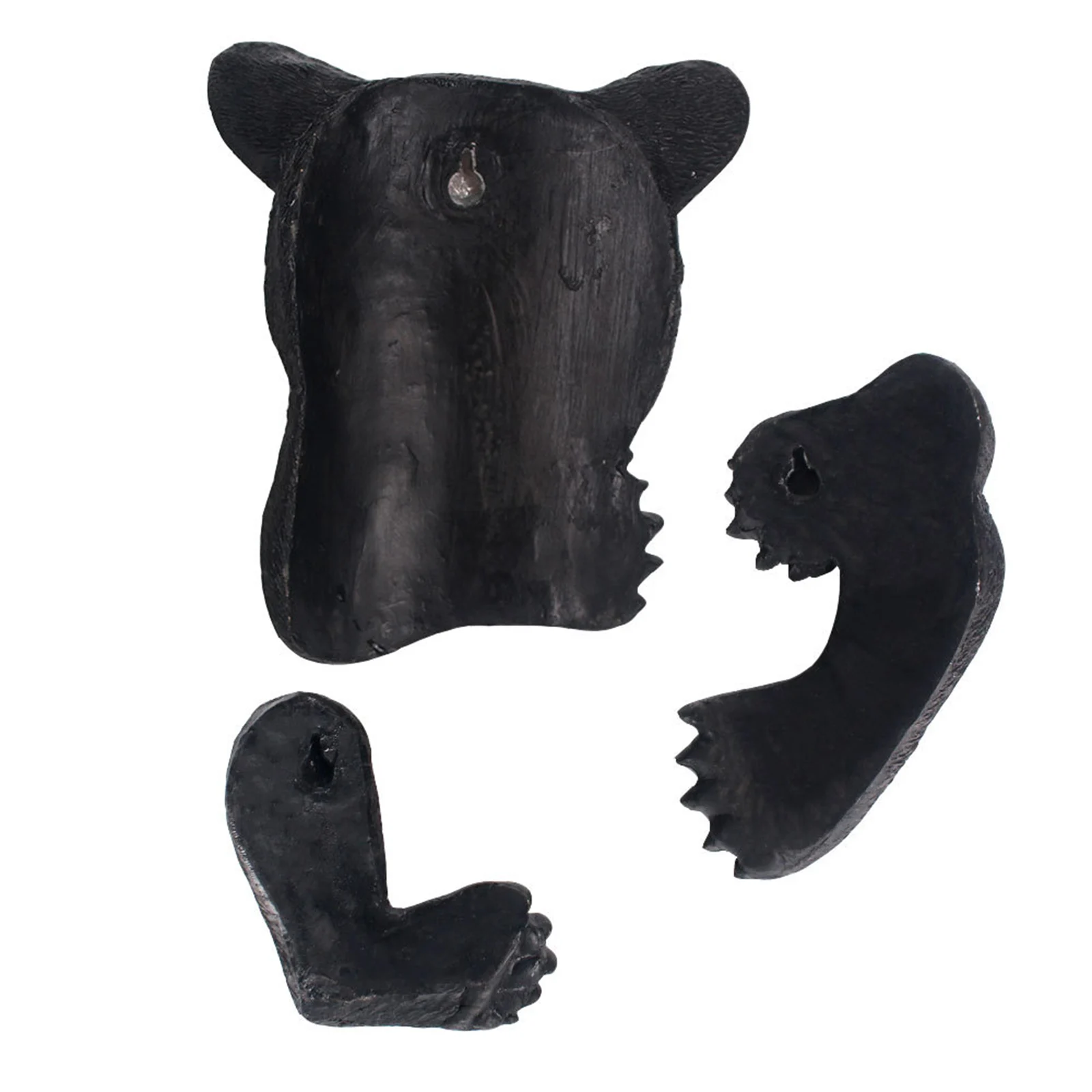 

Black Bear Tree Pendant Novelty Garden Animal Ornament Creative Tree Hugger Outdoor Statues