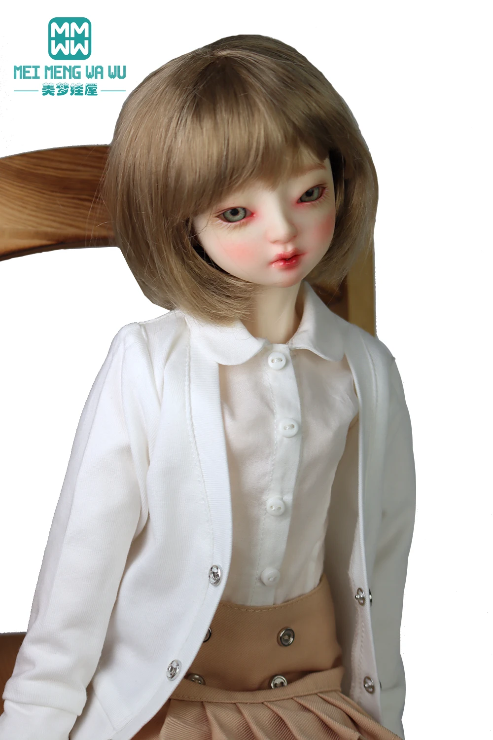 Одежда для куклы BJD подходит 40-65 см 1/4 1/3 SD MSD модная плиссированная юбка в
