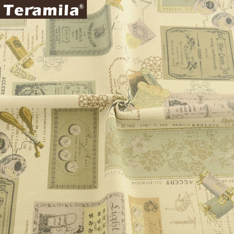 Teramila холщовая ткань метр хлопок льняная ткань Tissus Au метр DIY диван подушка скатерть занавес Cabas Telas одеяла пэчворк