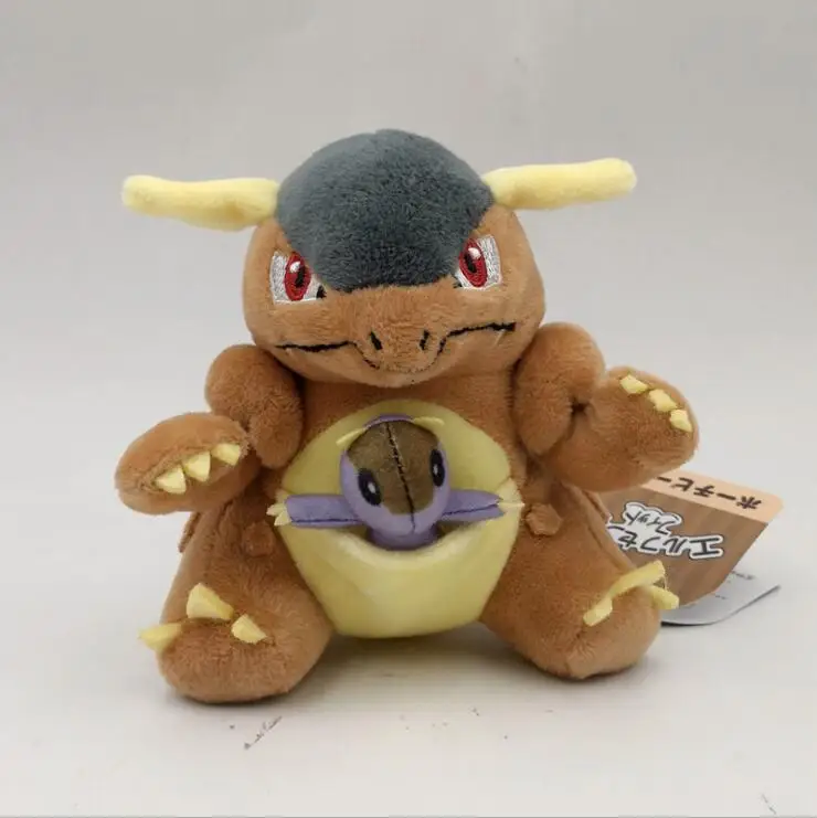 Pokemon плюшевые куклы мягкие игрушки Kangaskhan аниме 130 мм Go фигурки Figura
