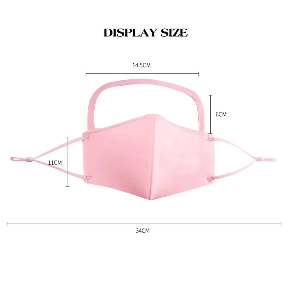 

Kids Sunscreen Face Mask Breathable Adjustable Protect Masks Washable Mask Mascarilla Reutilizable With Detachable Eyes Shield