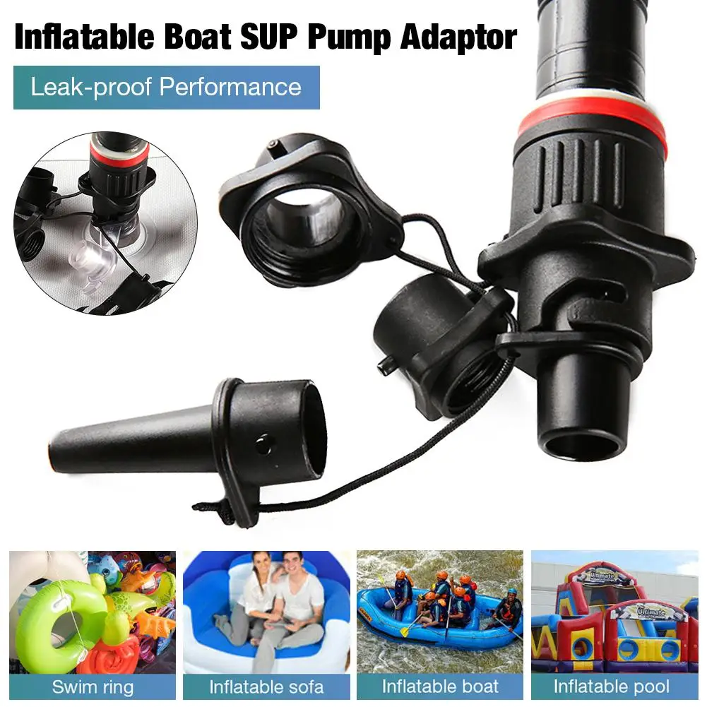 Iatable Boat  Pump Adaptor Leak-proof Multifunctional Air Pump Air Valve Adapter For Kayak Iatable Beds