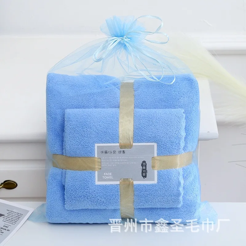 

New Multicolor Towel Household Bathroom Microfiber Solid Quickly Dry Hair Face Towel Absorbent Coral Velvet Bath Towel Suit