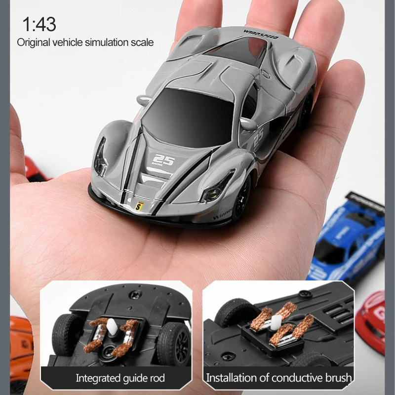 Speed Challenge Electric Powered Slot Car Racing Kids Toy Race Track Set Includes 2 Hand Controllers Featuring 1:43 Scale | Игрушки и