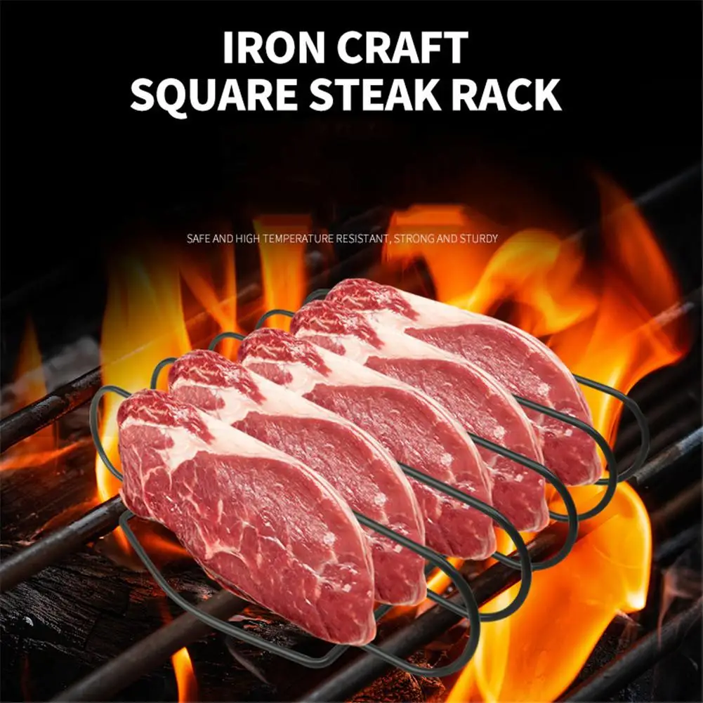 

Подставка в рубчик для барбекю, для газового коптера или гриля с углем, для стейка, гриля, подставка для барбекю, подставка для жарки на откры...