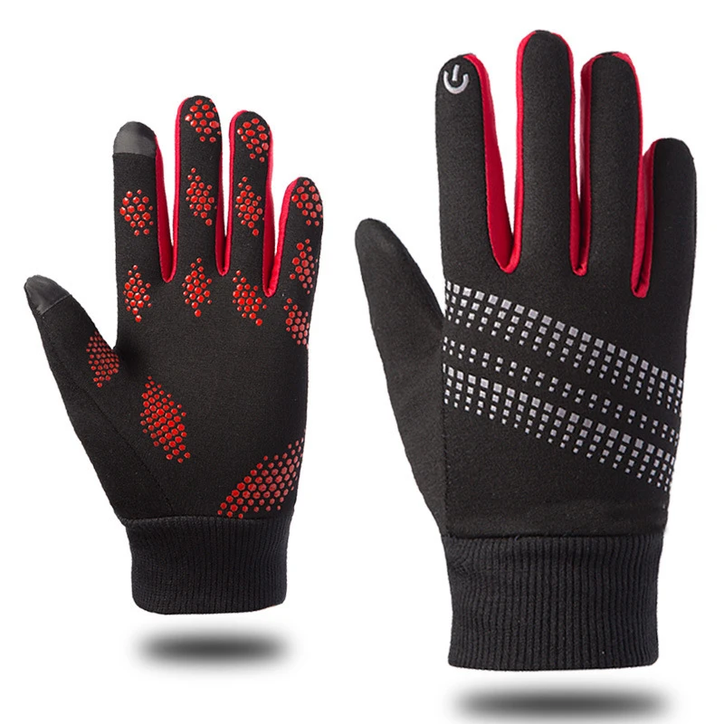 Велосипедные перчатки велосипедные для сенсорного экрана зимы и осени теплые