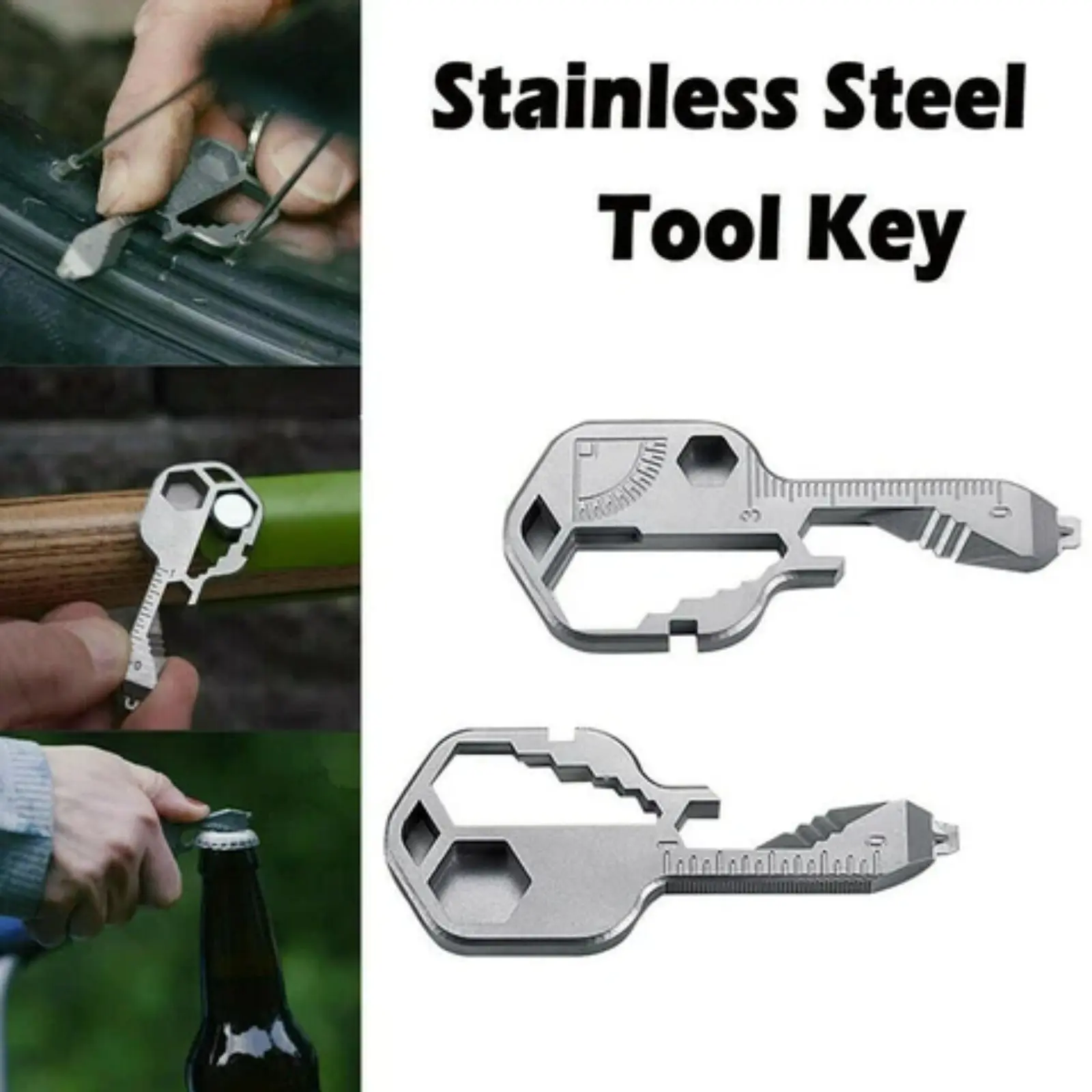 

Hand Tool 24in1 Super Practical Outdoor Multitools Bike Auto Repairing Kitchen Pipe Repairs Cap Opener Universal Screwdriver