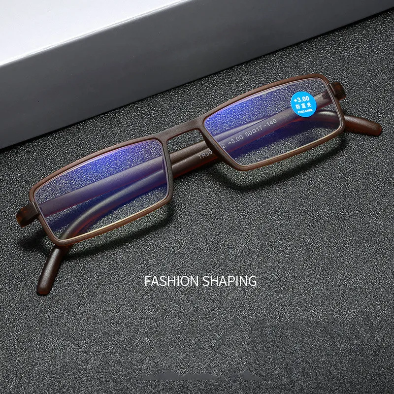 

iboode Anti Blue Light Reading Glasses Women Men TR90 Ultralight Flexible Computer Goggle Presbyopia Eyeglasses Unisex Eyewear