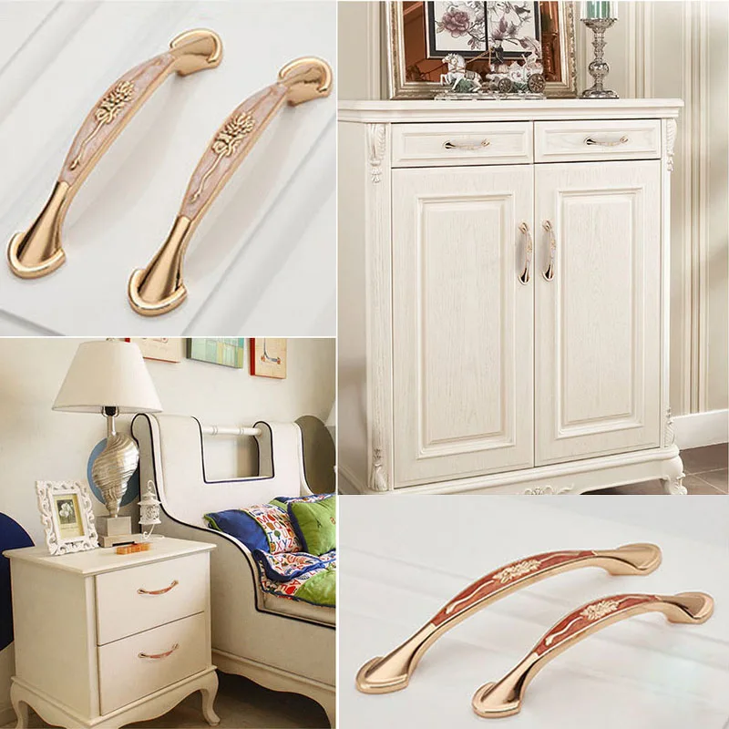 мебельные ручки для мебели цветные Американская кухонная ручка дверная коробка