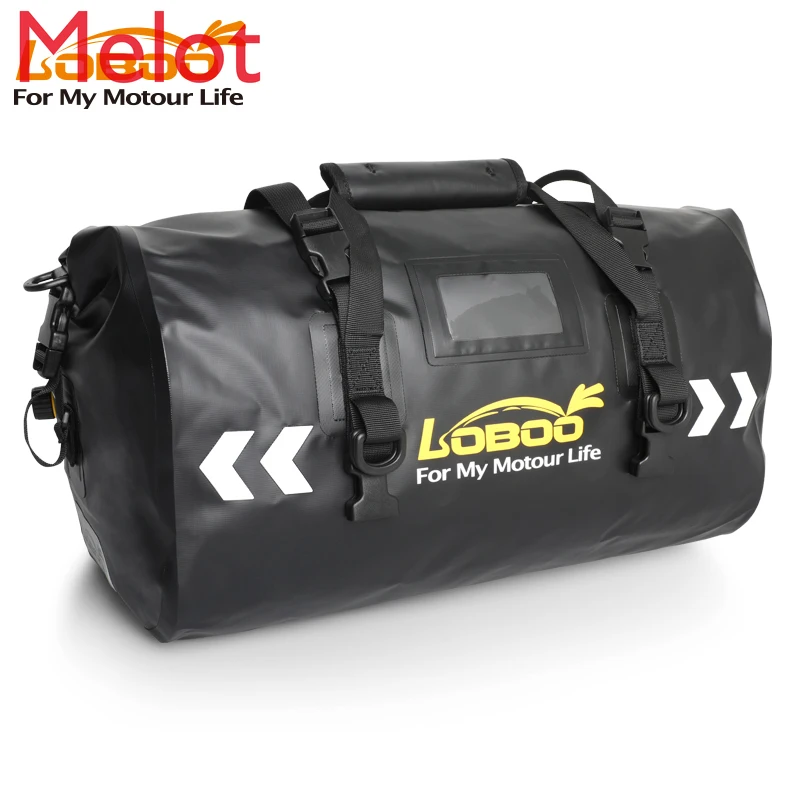 

Motorcycle Backseat Bag Waterproof Tail Bag Cycling Bag Carry Bag Knight Traveling by Motorcycle Equipment Locomotive