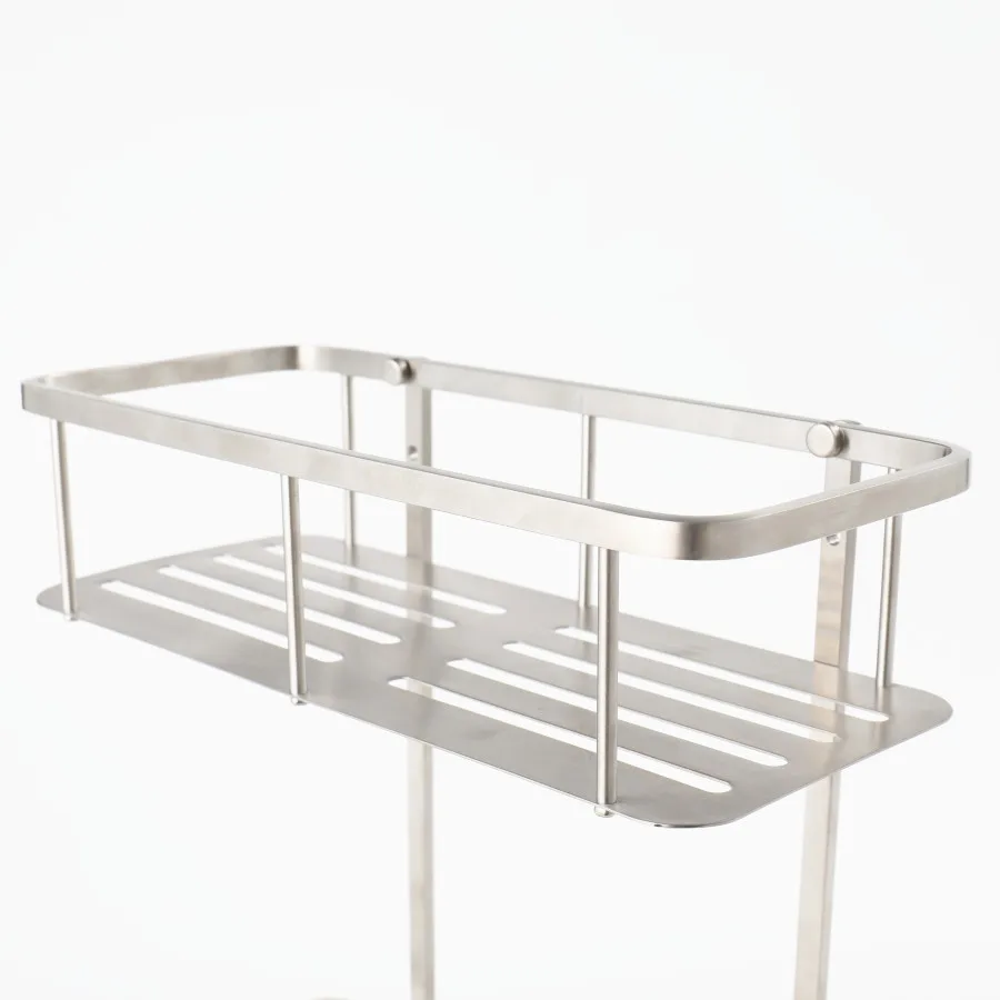 Нержавеющая сталь полки для ванной комнаты угловая вешалка из нержавеющей