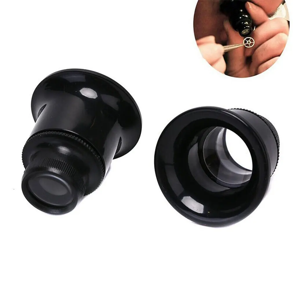 

One Set 20X Pocket Size Mini Microscope Magnifier Magnifying Glass Lens Pigeon Eye Mask Magnifying Glass