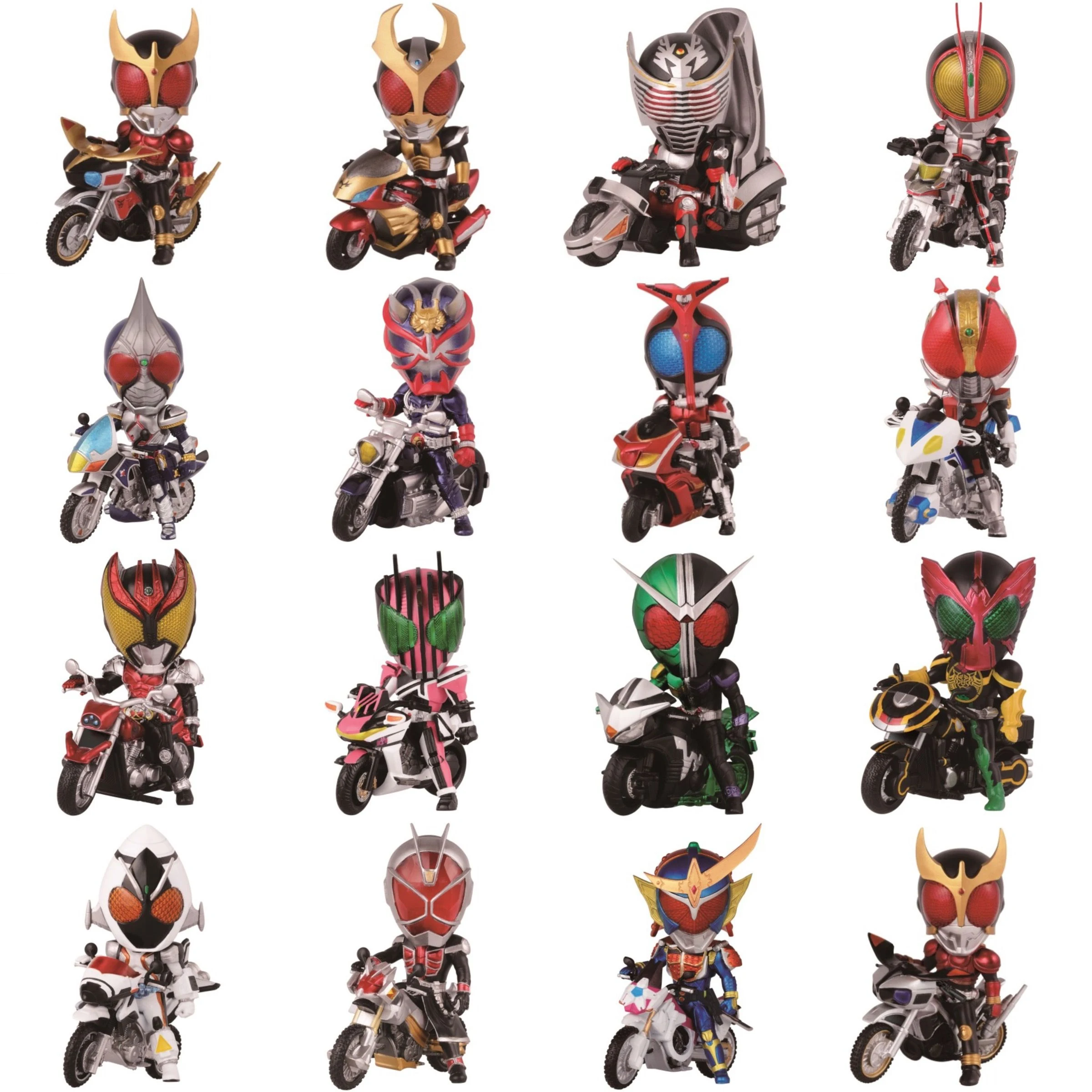 

Q Version Motorcycle Heisei Kamen Rider Series Anime Toy Decoration Model