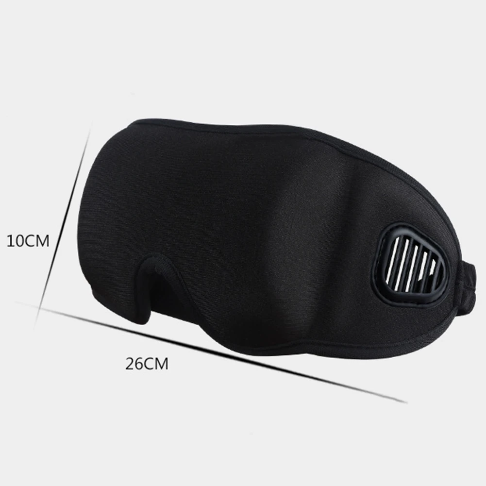 

Comfortable 3D Eye Cover Sleeping Mask Eyeshade Travel Office Sleep Goggles Breathable Adjustable Eyepatch Blindfold