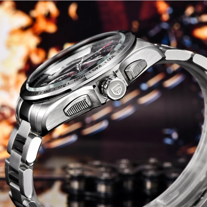 Новинка 2020 спортивные мужские часы с хронографом PAGANI Дизайн топ класса люкс