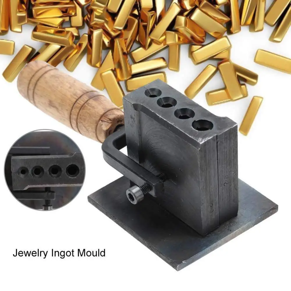 Переработка драгоценных металлов литья формы плавления прессформы слиток для