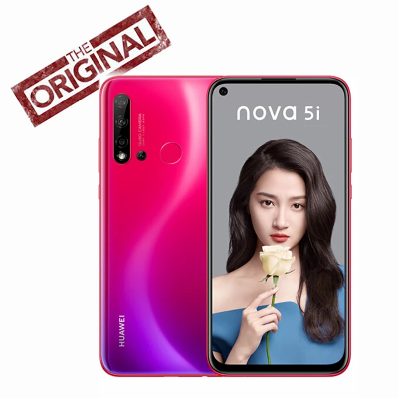 Huawei Nova 5i смартфон 6 ГБ 128 4000 мА/ч Google Play Смартфон Android 9 0 24MP Quad камера AI 4 дюймов FHD +