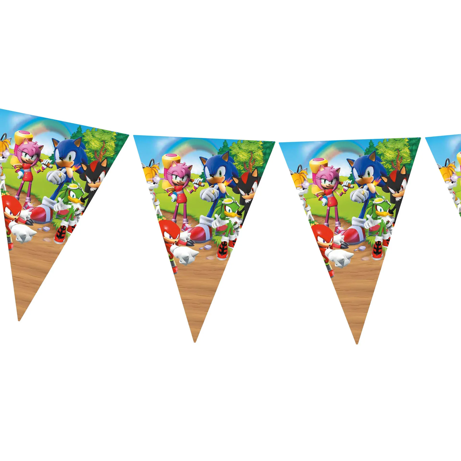 

114pcs\lot Sonic Theme Package Kids Birthday Decoration Set Theme Party Supplies Baby Birthday Party Pack