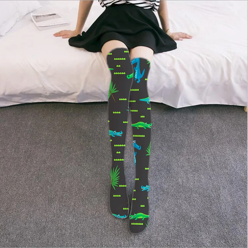 Женские гольфы выше колена сексуальные длинные носки летние вечерние для