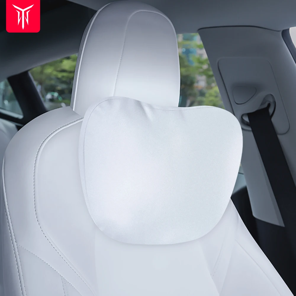 

New For Tesla Model 3 Model Y Headrest Neck Pillow for Model3 2021 Seat Lumbar Cushion Headrest Neck 2022 Tesla Car Accessories