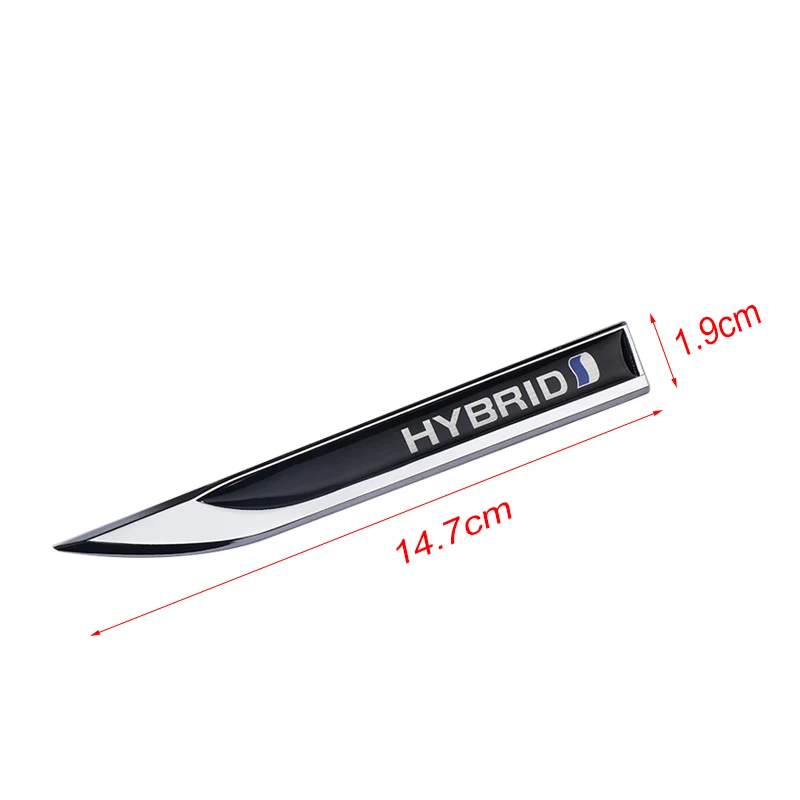 Автомобильный Стайлинг 2 шт. Новый 3D металлический Гибридный автомобильный