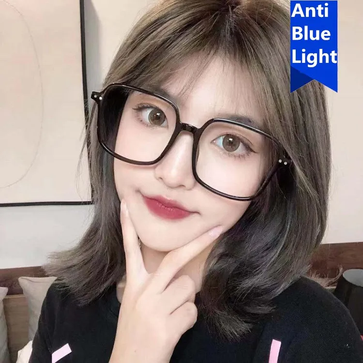 

Oversized Clear Lens 2020 Retro Vintage Women Eye Glasses Frames Clear Lens Optical Oval Frame Glass Transparent Lunette Eyewear