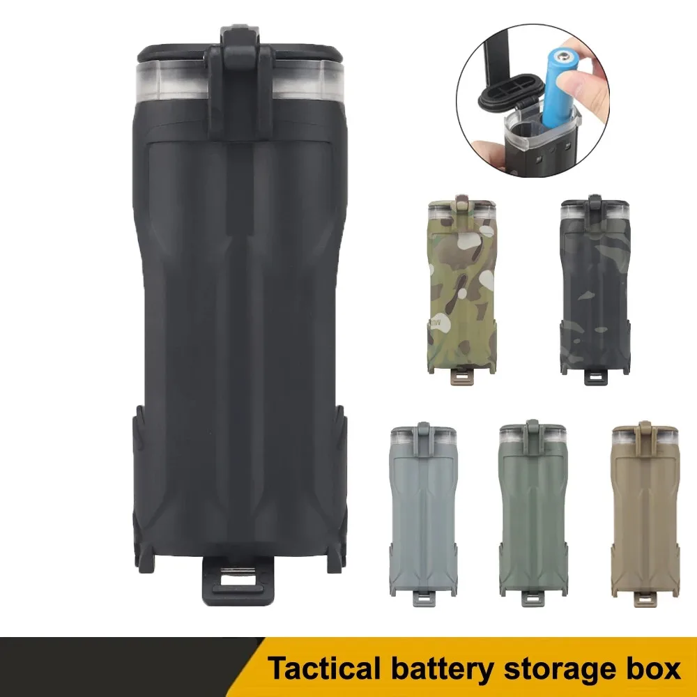 

Battery Storage Hunting Waterproof Box Portable For CR123/AAA/AA Airsoft Paintball Outdoor Battery Outdoor