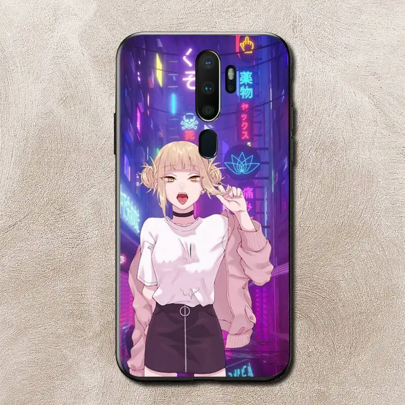 

Vaporwave Glitch Girl Anime Phone Case for Vivo Y91C Y11 17 19 17 67 81 Oppo A9 2020 Realme c3