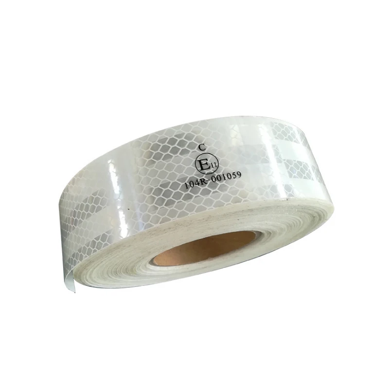 50mm X10m ECE Reflective Tape Sticker Truck Self-adhesive PET Warning Conspicuity for Barrier Trailer Manufacturer Supply | Безопасность