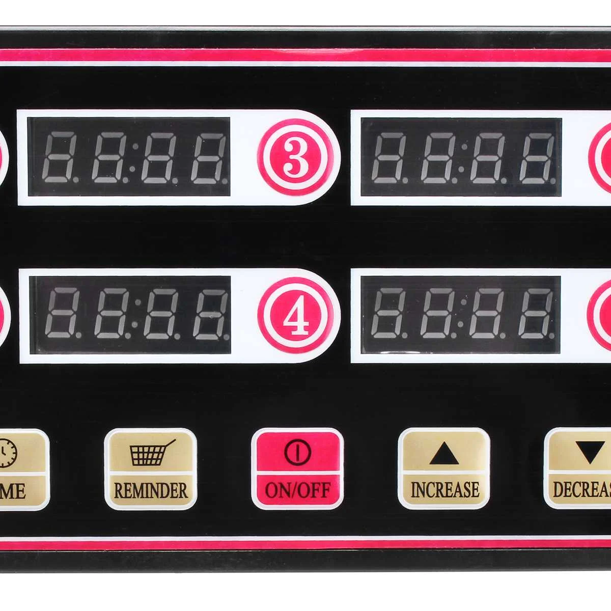 Kitchen Timer Digital Cooking Timing LCD Display Clock Shaking Reminder Commercial Restaurant 8 independent Channel | Дом и сад