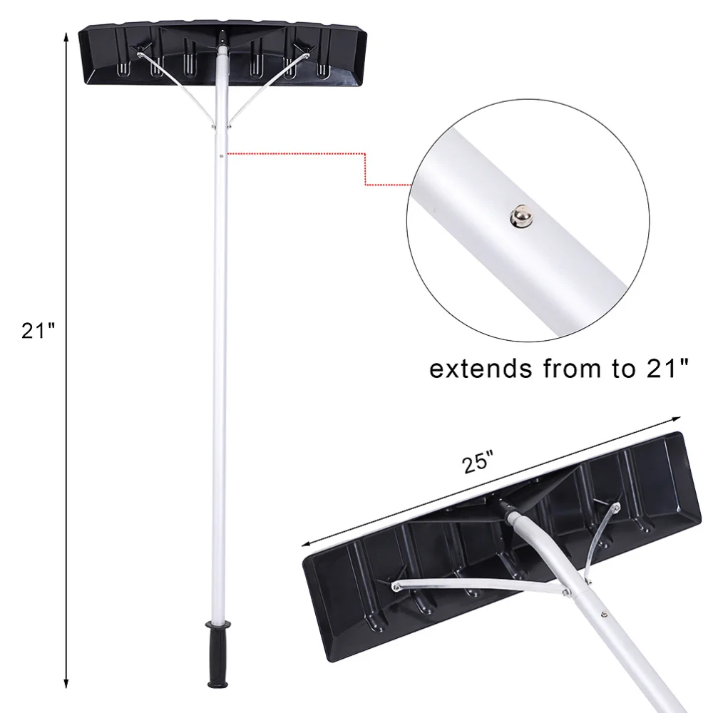 

1pc Snow Rake Durable Useful Sturdy Shovel Tool Remover for Home Car Roof