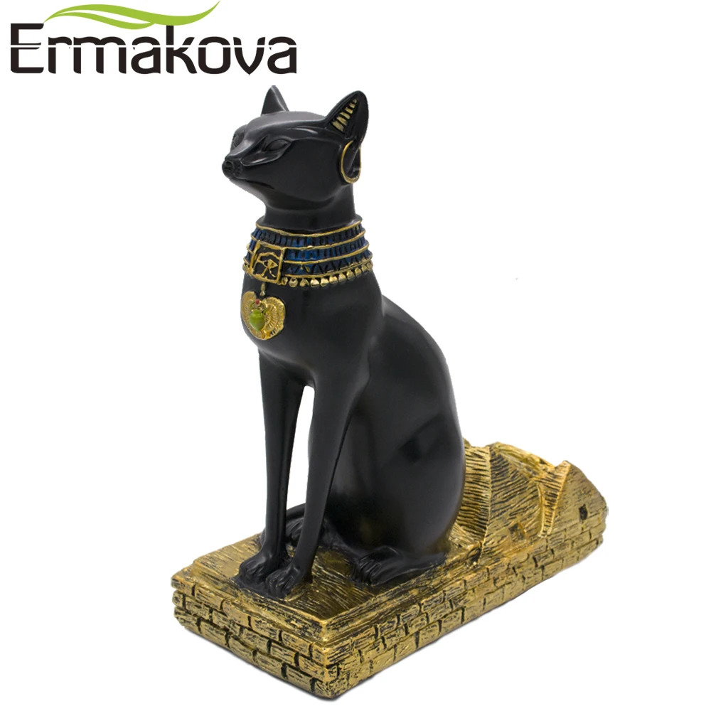 ERMAKOVA каучуковый Египетский кошка винный держатель для бутылки вино животное