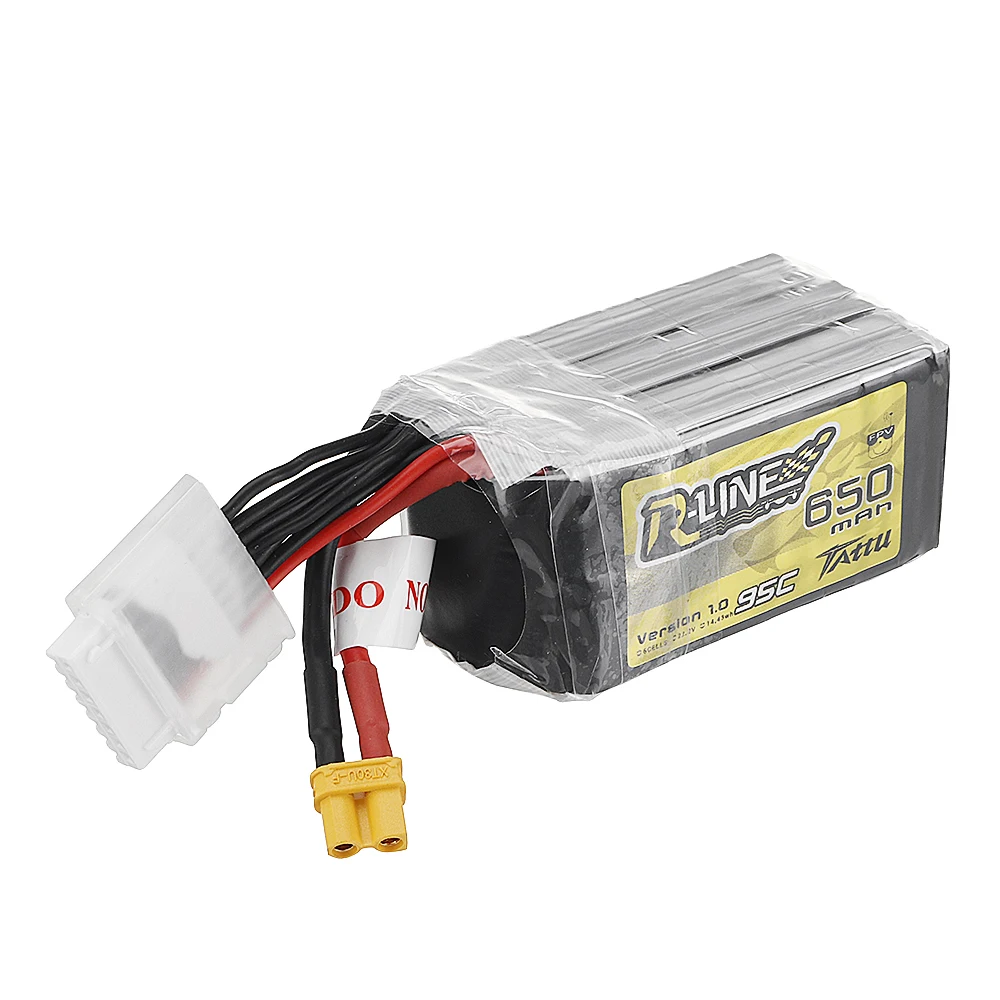 Фото 4PCS Tattu R-Line V1.0 22.2V 650mAh 95C 6S Lipo Battery XT30 Plug for RC Indoor Cine Whoop BetaFPV Drone Quadcopter Игрушки и хобби 4PCS Tattu R-Line V1.0 22.2V 650mAh 95C 6S Lipo Battery XT30 Plug for RC Indoor Cine Whoop BetaFPV Drone Quadcopter Игрушки и хобби