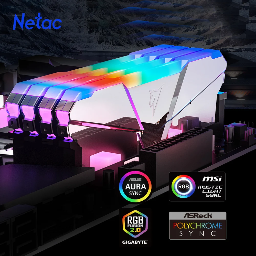 Netac Ram Memory DDR5 DDR4 8gb 16gb 3600MHZ 4800MHZ Memoria Desktop Heat Sink Dual Channel for Pc |