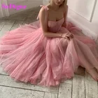 Блестящие Розовые Короткие вечерние платья soworthy, платье для выпускного вечера с сердечком, платья длиной ниже колена для торжественных вечеринок, индивидуальный пошив, 2021